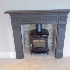 Cast Iron Surround Restored